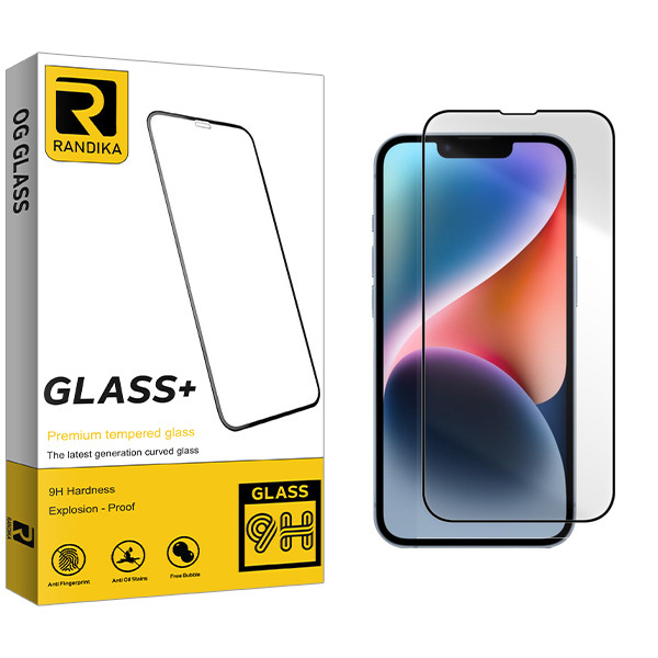 محافظ صفحه نمایش شیشه ای راندیکا مدل Ran مناسب برای گوشی موبایل اپل iPhone 14