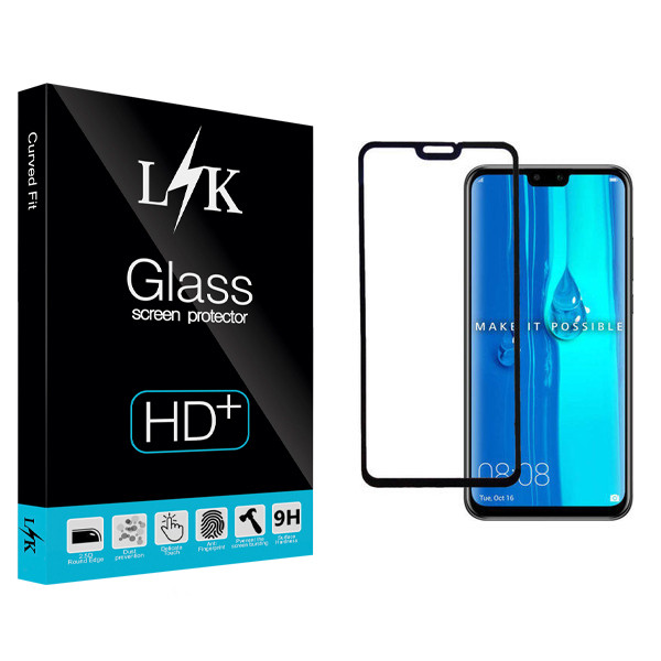 محافظ صفحه نمایش ال کی مدل Hard glass مناسب برای گوشی هوآوی Y9 2019