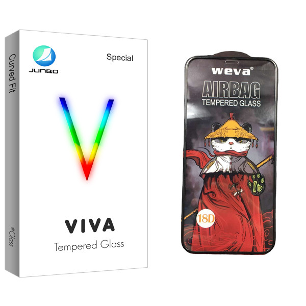 محافظ صفحه نمایش شیشه ای جانبو مدل Viva Pro_Airbag مناسب برای گوشی موبایل اپل iPhone Xs