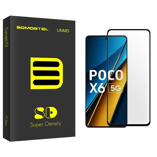 محافظ صفحه نمایش شیشه ای سوماستل مدل SD مناسب برای گوشی موبایل شیائومی Poco X6