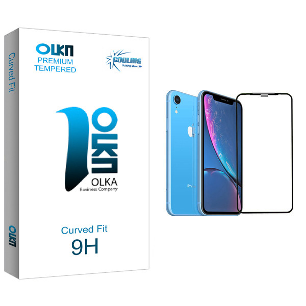 محافظ صفحه نمایش 5D کولینگ مدل Olka glass مناسب برای گوشی موبایل اپل iPhone XR