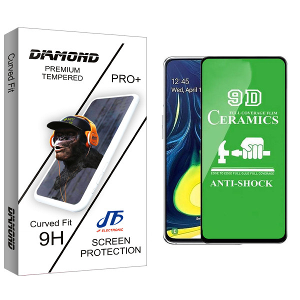 محافظ صفحه نمایش 9D جی اف مدل Diamond glass مناسب برای گوشی موبایل سامسونگ Galaxy A10 / A10s / M10
