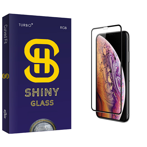 محافظ صفحه نمایش آتوچبو مدل Shiny Glass مناسب برای گوشی موبایل اپل iPhone Xs/X