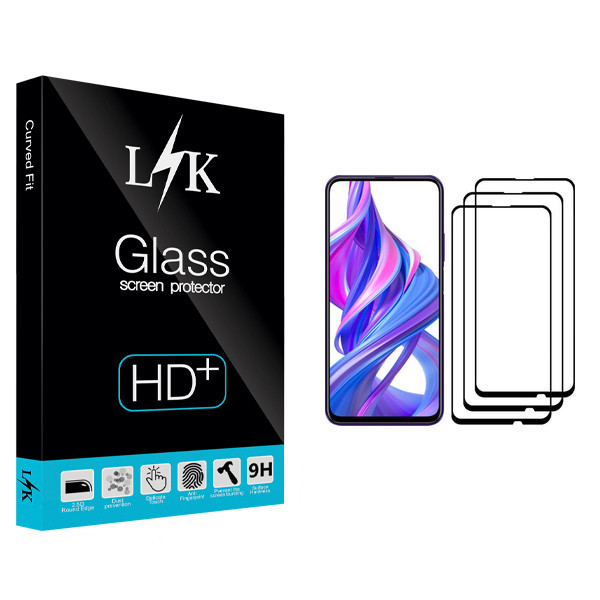 محافظ صفحه نمایش ال کی مدل +LITE مناسب برای گوشی موبایل آنر 9X Pro بسته سه عددی