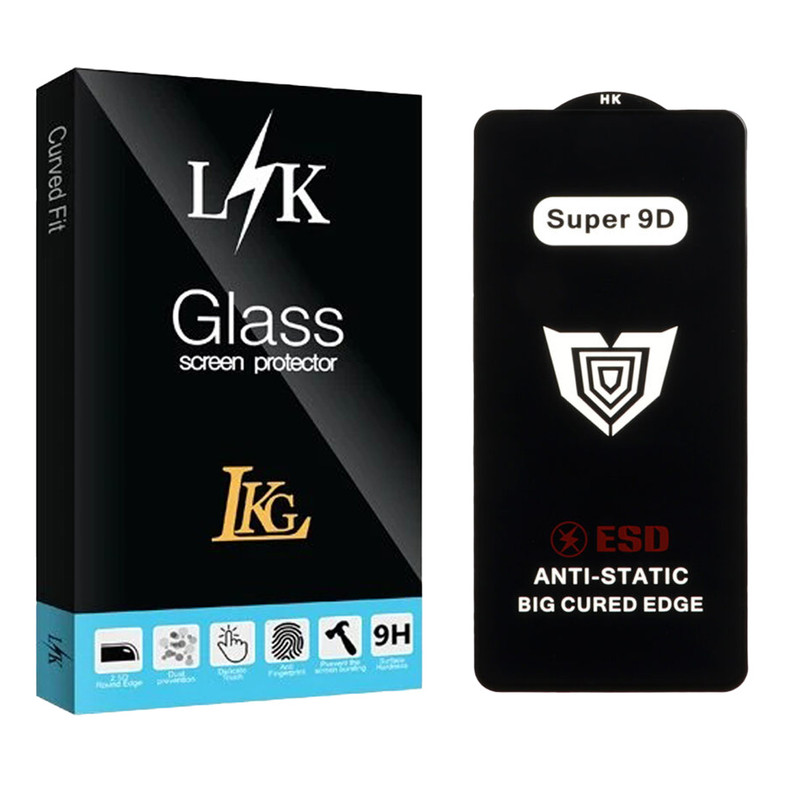 محافظ صفحه نمایش ال کا جی مدل Super 9D مناسب برای گوشی موبایل شیائومی Poco F3 5G