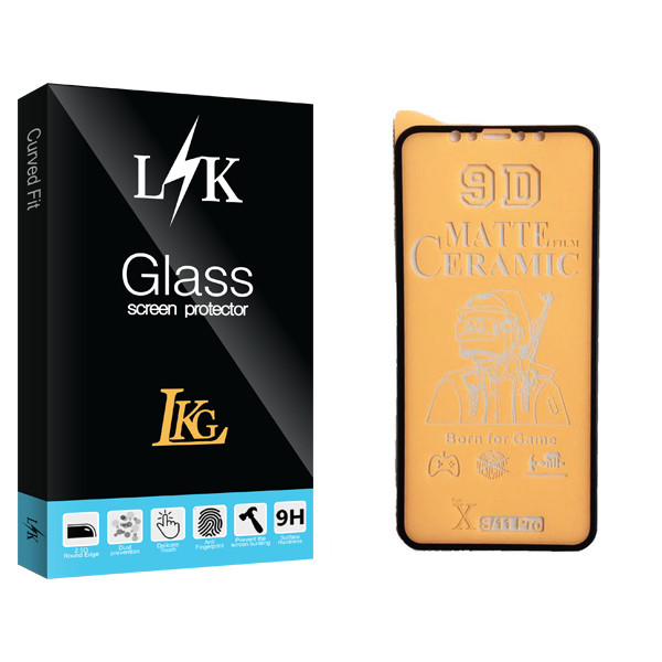 محافظ صفحه نمایش 9D ال کا جی مدل LK Glass مناسب برای گوشی موبایل اپل iphone Xs/ 11 pro