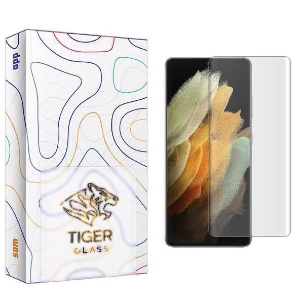 محافظ صفحه نمایش تایگر گلس مدل APL2 UV_NW مناسب برای گوشی موبایل سامسونگ Galaxy S21 Ultra