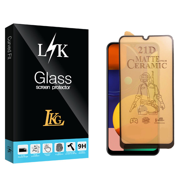 محافظ صفحه نمایش سرامیکی مات ال کا جی مدل LK Glass مناسب برای گوشی موبایل سامسونگ Galaxy M31 / Galaxy A20