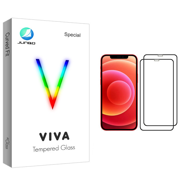 محافظ صفحه نمایش جانبو مدل Viva Glass مناسب برای گوشی موبایل اپل iPhone 12 بسته 2 عددی