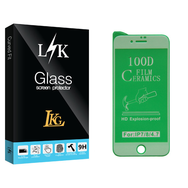 محافظ صفحه نمایش ال کا جی مدل LK Glass مناسب برای گوشی موبایل اپل iphone 7 /8