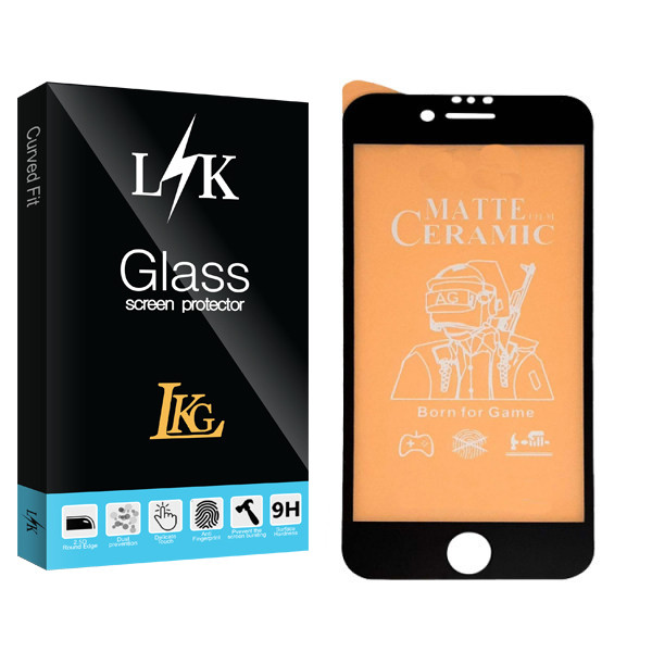 محافظ صفحه نمایش مات ال کا جی مدل LK Glass مناسب برای گوشی موبایل اپل Iphone 6/ 7/ 8