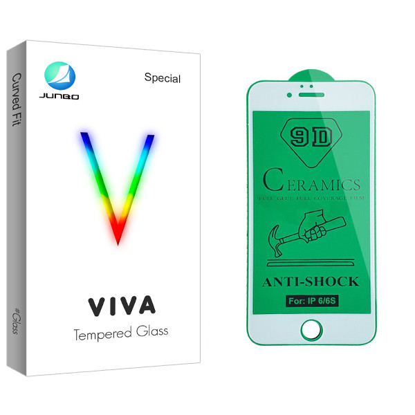 محافظ صفحه نمایش سرامیکی جانبو مدل Viva Glass مناسب برای گوشی موبایل اپل iPhone 6