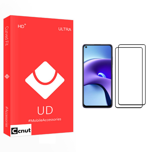 محافظ صفحه نمایش کوکونات مدل UD Glass مناسب برای گوشی موبایل شیائومی Redmi Note 9T بسته دو عددی