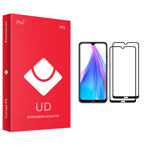 محافظ صفحه نمایش یو دی مدل +PRO مناسب برای گوشی موبایل شیائومی Redmi Note 8T بسته دو عددی
