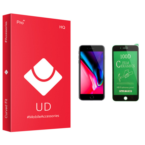 محافظ صفحه نمایش سرامیکی یو دی مدل HQ مناسب برای گوشی موبایل اپل iPhone 7 Plus