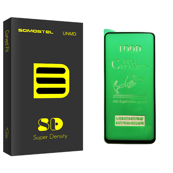 محافظ صفحه نمایش سرامیکی سوماستل مدل SD Glass مناسب برای گوشی موبایل شیائومی Redmi Note 9 Pro Max