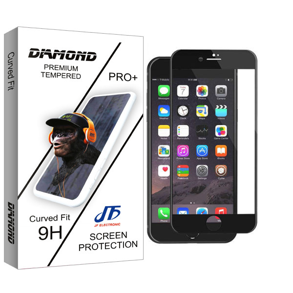 محافظ صفحه نمایش سرامیکی مات جی اف مدل Diamond glass مناسب برای گوشی موبایل اپل Iphone 6