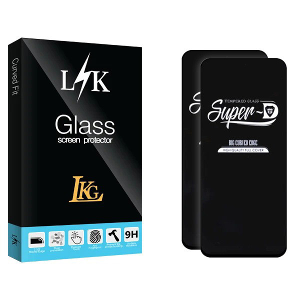 محافظ صفحه نمایش ال کا جی مدل سوپر دی مناسب برای گوشی موبایل شیائومی Note 12 Pro 4G / Note 12 Pro 5G / 12 Pro Plus - بسته دو عددی