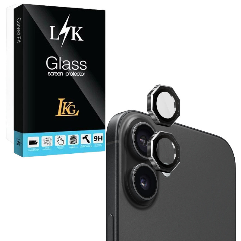محافظ لنز دوربین شیشه‌ای ال کا جی مدل OCTLENS-LK مناسب برای گوشی موبایل اپل  iPhone 16