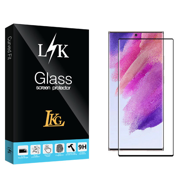 محافظ صفحه نمایش شیشه ای ال کا جی مدل LKK FLGL مناسب برای گوشی موبایل سامسونگ Galaxy S22 Ultra