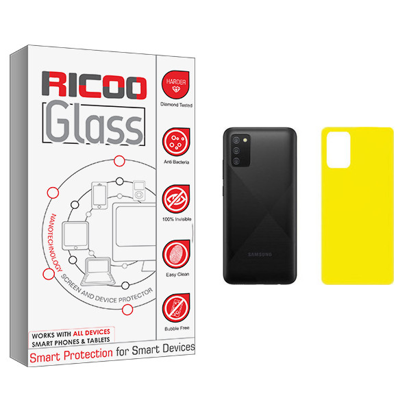 محافظ پشت گوشی ریکو مدل Ricoo Glass مناسب برای گوشی موبایل سامسونگ Galaxy A02s