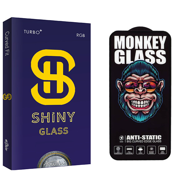 محافظ صفحه نمایش آتوچبو مدل MonkeyG Shiny مناسب برای گوشی موبایل اپل iphone 14