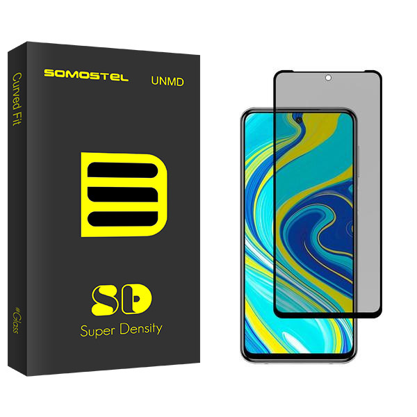محافظ صفحه نمایش حریم شخصی سوماستل مدل SD مناسب برای گوشی موبایل شیائومی Redmi Note 9S