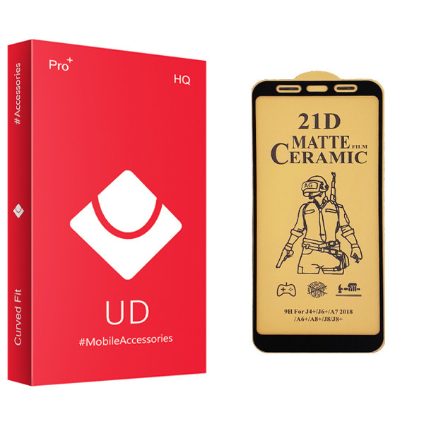 محافظ صفحه نمایش سرامیکی یو دی مدل +PRO مناسب برای گوشی موبایل سامسونگ Galaxy J4 Plus