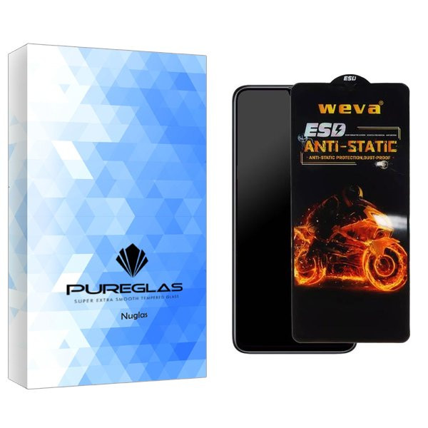 محافظ صفحه نمایش پیور گلس مدل NueGlas WevaESD مناسب برای گوشی موبایل سامسونگ Galaxy A13 4G