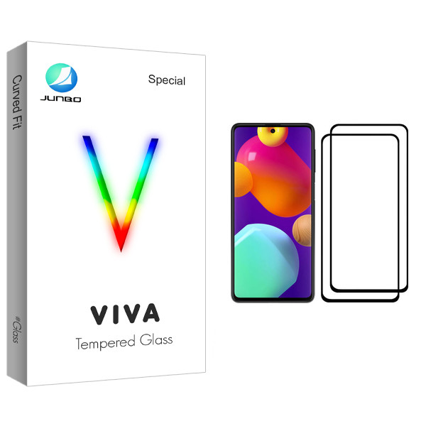 محافظ صفحه نمایش جانبو مدل Viva Glass مناسب برای گوشی موبایل سامسونگ Galaxy M62 بسته دو عددی