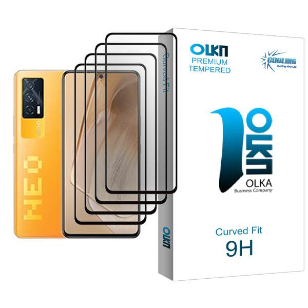 محافظ صفحه نمایش کولینگ مدل Olka Glass MIX004 مناسب برای گوشی موبایل ویوو iQOO Neo5 بسته چهار عددی