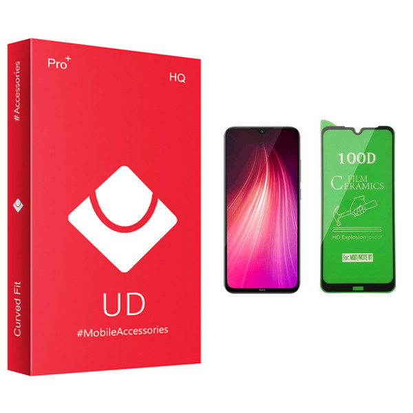 محافظ صفحه نمایش سرامیکی یو دی مدل +PRO مناسب برای گوشی موبایل شیائومی Redmi Note 8T