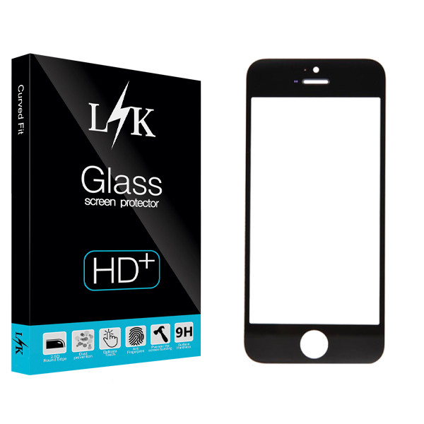 محافظ صفحه نمایش سرامیکی ال کی مدل +HD مناسب برای گوشی موبایل اپل Iphone 5c
