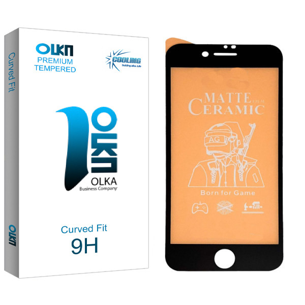 محافظ صفحه نمایش مات کولینگ مدل Olka glass مناسب برای گوشی موبایل اپل Iphone 7