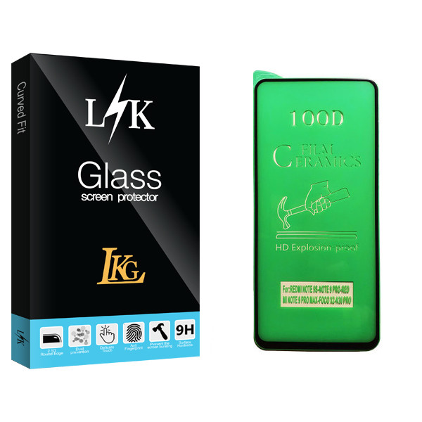 محافظ صفحه نمایش سرامیکی ال کا جی مدل LK Glass مناسب برای گوشی موبایل شیائومی Redmi Note 9s