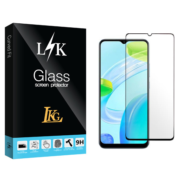 محافظ صفحه نمایش سرامیکی ال کا جی مدل LK مناسب برای گوشی موبایل ریلمی C30