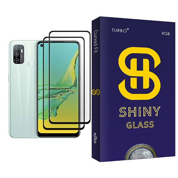 محافظ صفحه نمایش آتوچبو مدل Shiny Glass MIX002 مناسب برای گوشی موبایل اوپو A33 (2020) بسته دو عددی