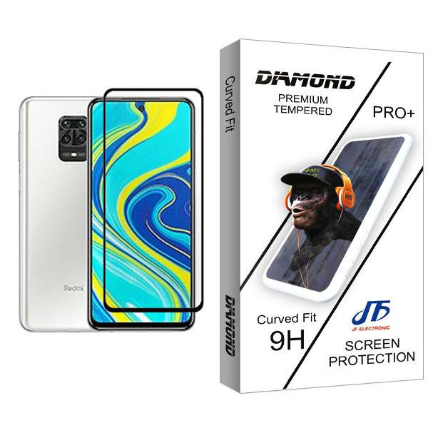 محافظ صفحه نمایش جی اف مدل Diamond Glass MIX001 مناسب برای گوشی موبایل شیائومی Redmi Note 9S