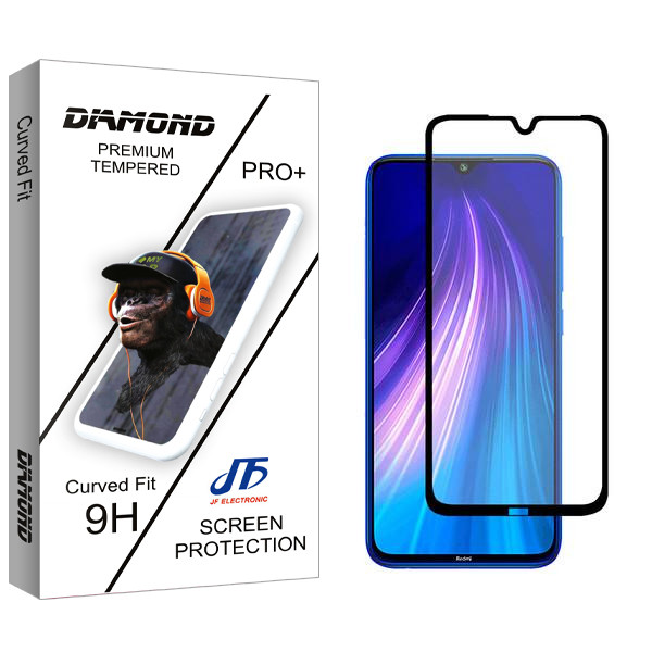 محافظ صفحه نمایش سرامیکی جی اف مدل Diamond مناسب برای گوشی موبایل شیائومی Redmi Note 8