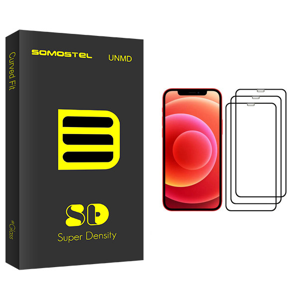 محافظ صفحه نمایش سوماستل مدل Sd Glass مناسب برای گوشی موبایل اپل iPhone 12 Pro MAX بسته 3 عددی