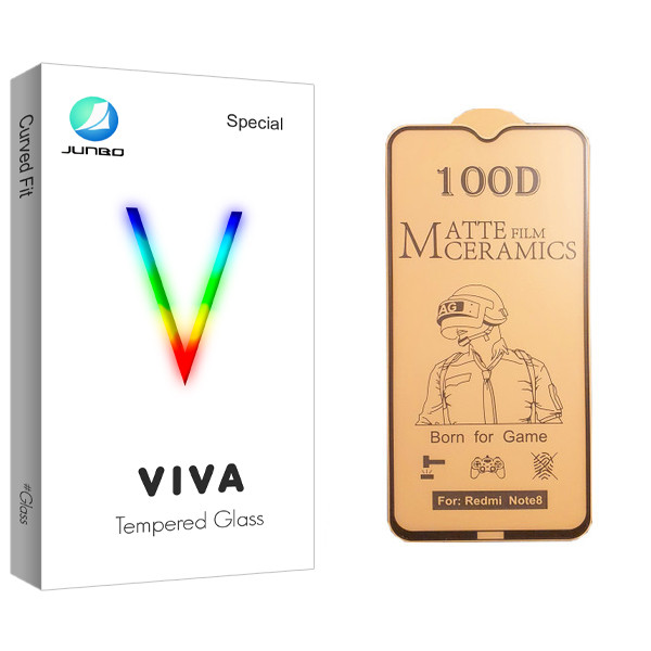 محافظ صفحه نمایش سرامیکی جانبو مدل Viva Glass مناسب برای گوشی موبایل شیائومی Redmi Note 8