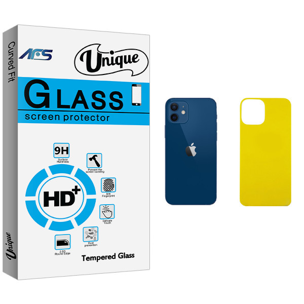 محافظ پشت گوشی ای اف اس مدل Unique Glass مناسب برای گوشی موبایل اپل iPhone 12