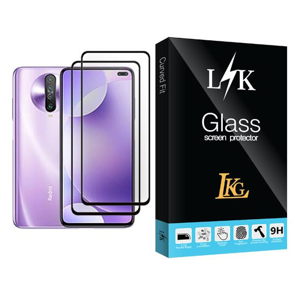 محافظ صفحه نمایش ال کا جی مدل LK Glass MIX002 مناسب برای گوشی موبایل شیائومی Redmi K30 بسته دو عددی