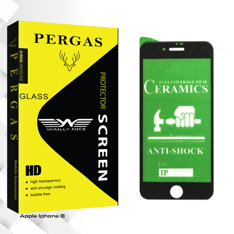 محافظ صفحه نمایش وایلی نایس مدل Pergas Glass مناسب برای گوشی موبایل اپل Iphone 8