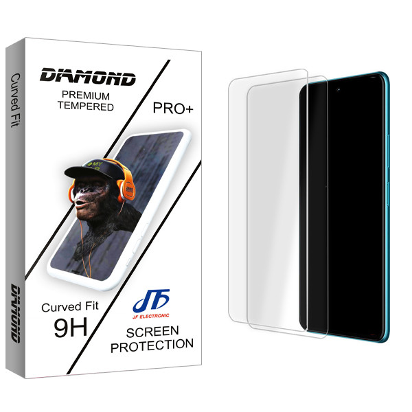 محافظ صفحه نمایش شیشه ای جی اف مدل Diamond Glass مناسب برای گوشی موبایل ریلمی 7 5G بسته دو عددی