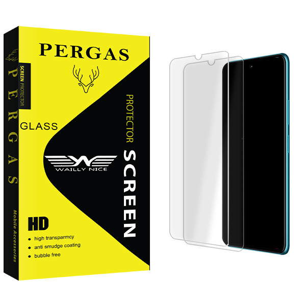 محافظ صفحه نمایش شیشه ای وایلی نایس مدل Pergas Glass MIX مناسب برای گوشی موبایل هوآوی Y6 2019 بسته دو عددی