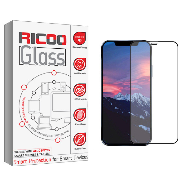 محافظ صفحه نمایش سرامیکی ریکوو مدل +HD مناسب برای گوشی موبایل اپل iPhone 12 mini