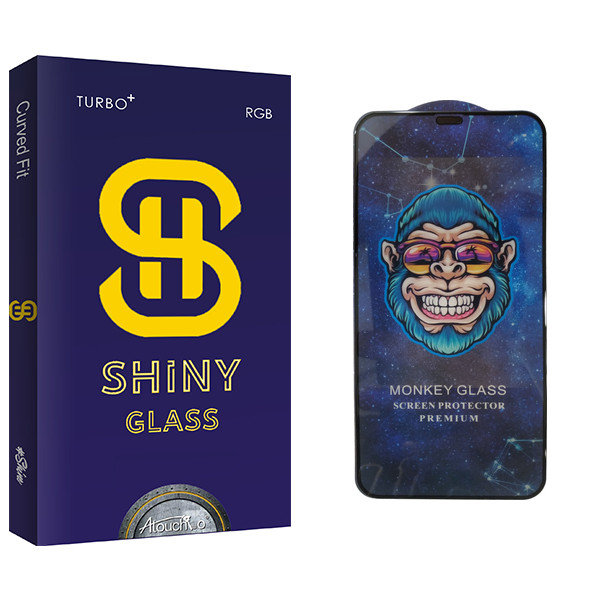 محافظ صفحه نمایش آتوچبو مدل Shiny GlassMonkey مناسب برای گوشی موبایل اپل iPhone X