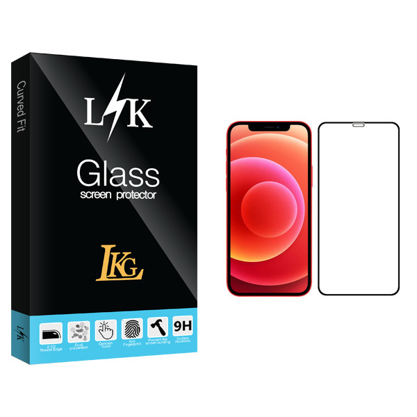 محافظ صفحه نمایش ال کا جی مدل LK Glass مناسب برای گوشی موبایل اپل iPhone 12 mini