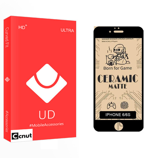 محافظ صفحه نمایش سرامیکی مات کوکونات مدل UD Glass مناسب برای گوشی موبایل اپل iphone 6 / 6s